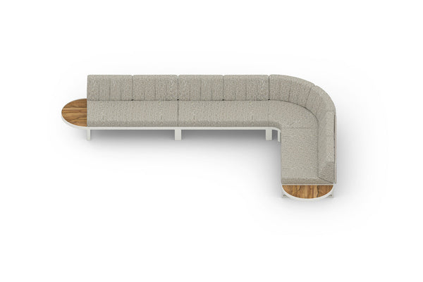 MUNIA MO 90° ANGLE Configuration 9 (Teak)