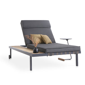 ALBATROSS Multiposition Sunbed with Side Tray