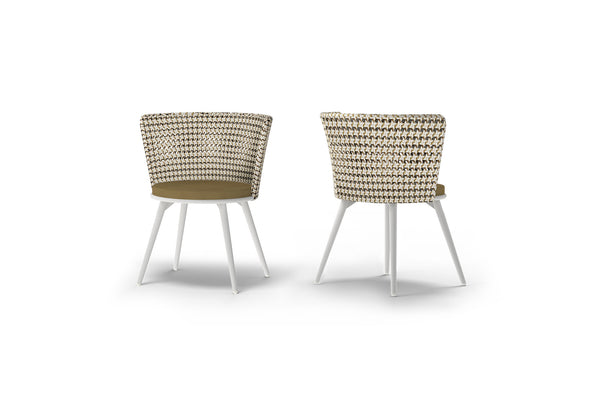 DAISY MAE Outdoor Dining Chair with Aluminium Legs