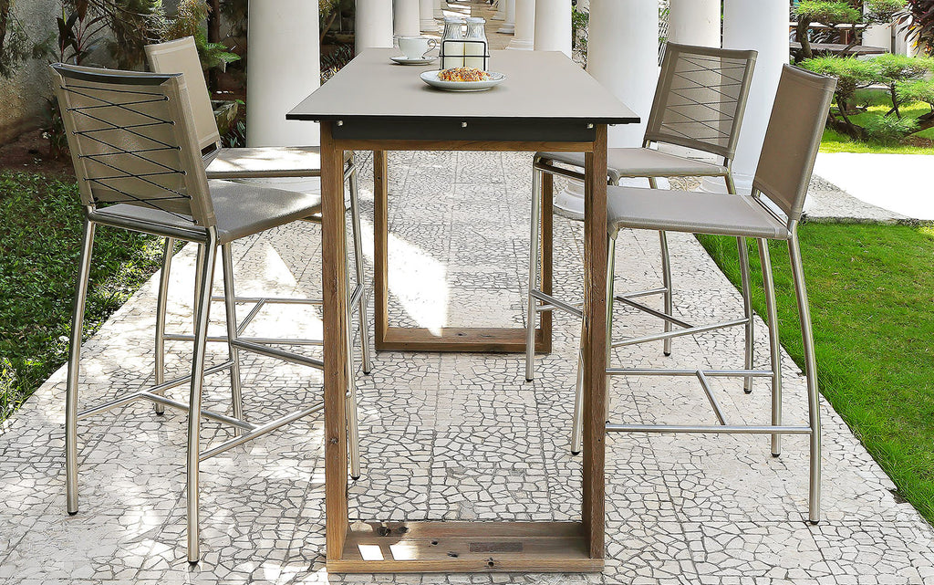 AIKO Outdoor Bar Table 200x70cm | Customisable Furniture | MAMAGREEN
