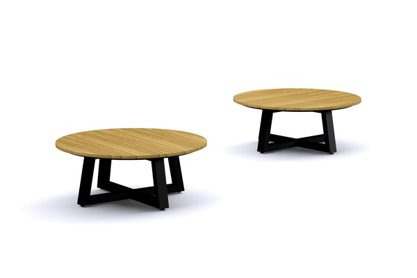 MONO Round Outdoor Lounge Table (110cm) - Teak