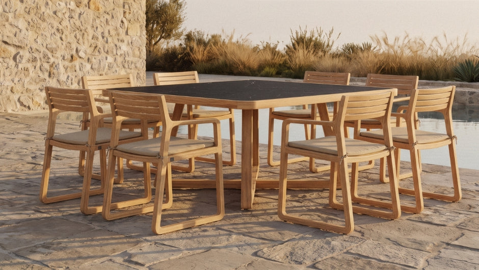 ESTATE Square Dining Table 152x152 Cm (HPL)