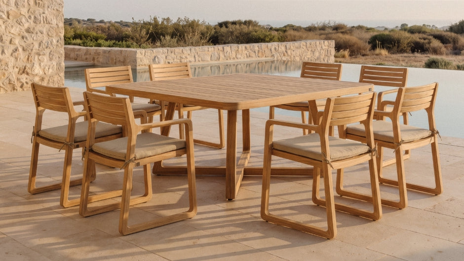 ESTATE Square Dining Table 152x152 Cm (Teak)