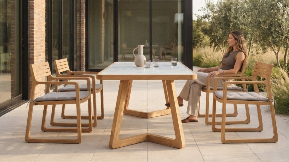 ESTATE Rectangular Dining Table 228x102 Cm (HPL)