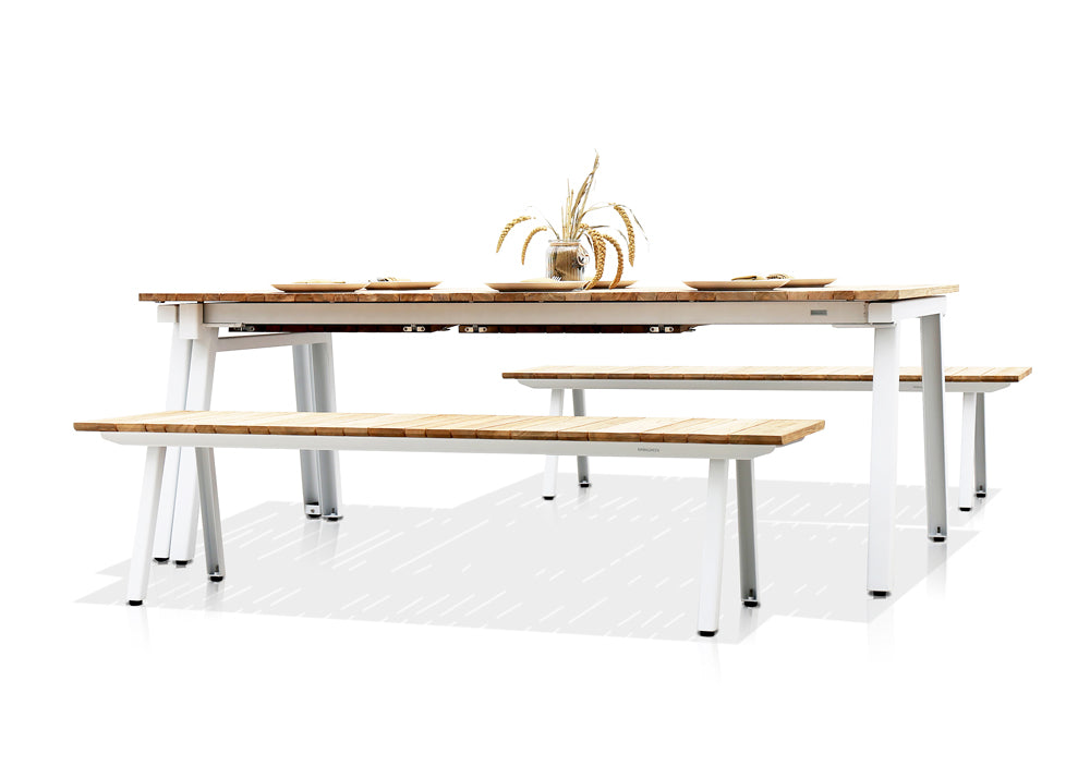 MAXXIMUS Extension Table Teak 245-425cm