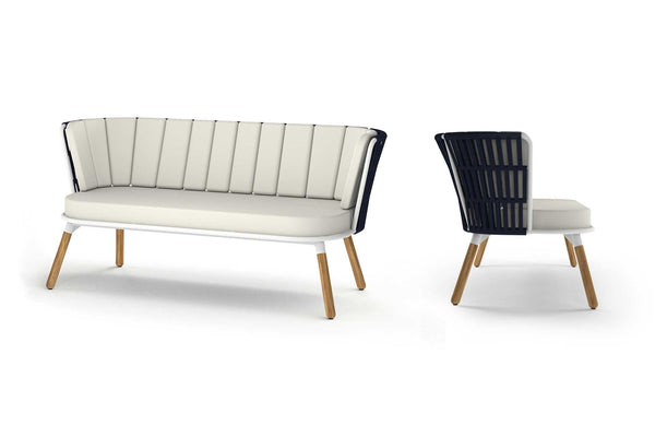 DAISY RAE Chat 2-Seater (Teak Legs)
