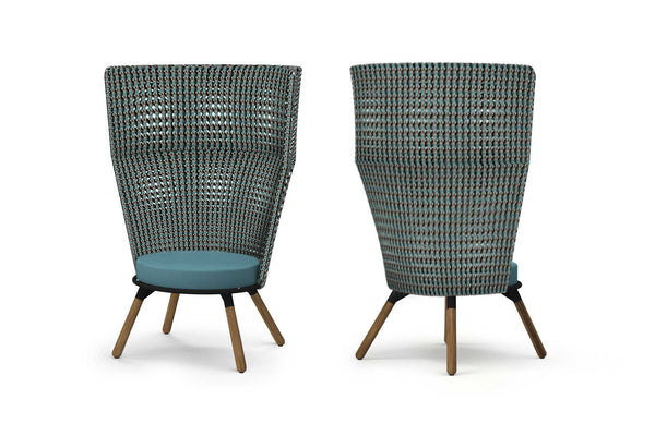 DAISY MAE Chat Chair High Back (Teak Legs)