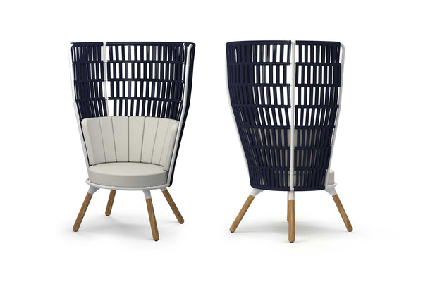 DAISY RAE Chat Chair High Back (Teak Legs)