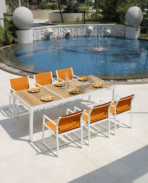 ALLUX Dining Table 220x100 cm - Plantation Teak