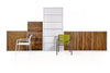 ALLUX Dining Table 100x100 cm - Abstract Slats