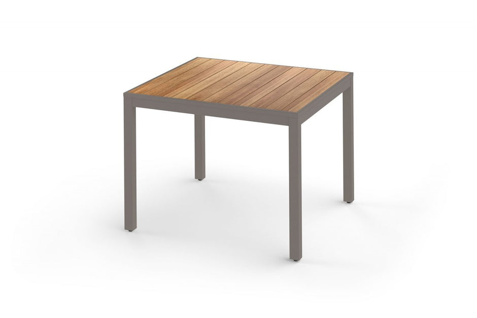 ALLUX Dining Table 100x100 cm - Straight Slats