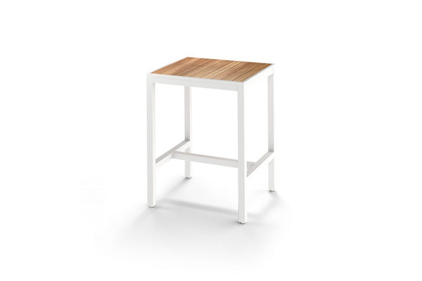 ALLUX Bar Table 80x80 cm - Straight Slats